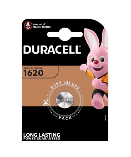 DURACELL DL1620/CR1620 BATTERIA A BOTTONE AL LITIO 3V DL1620 1PZ